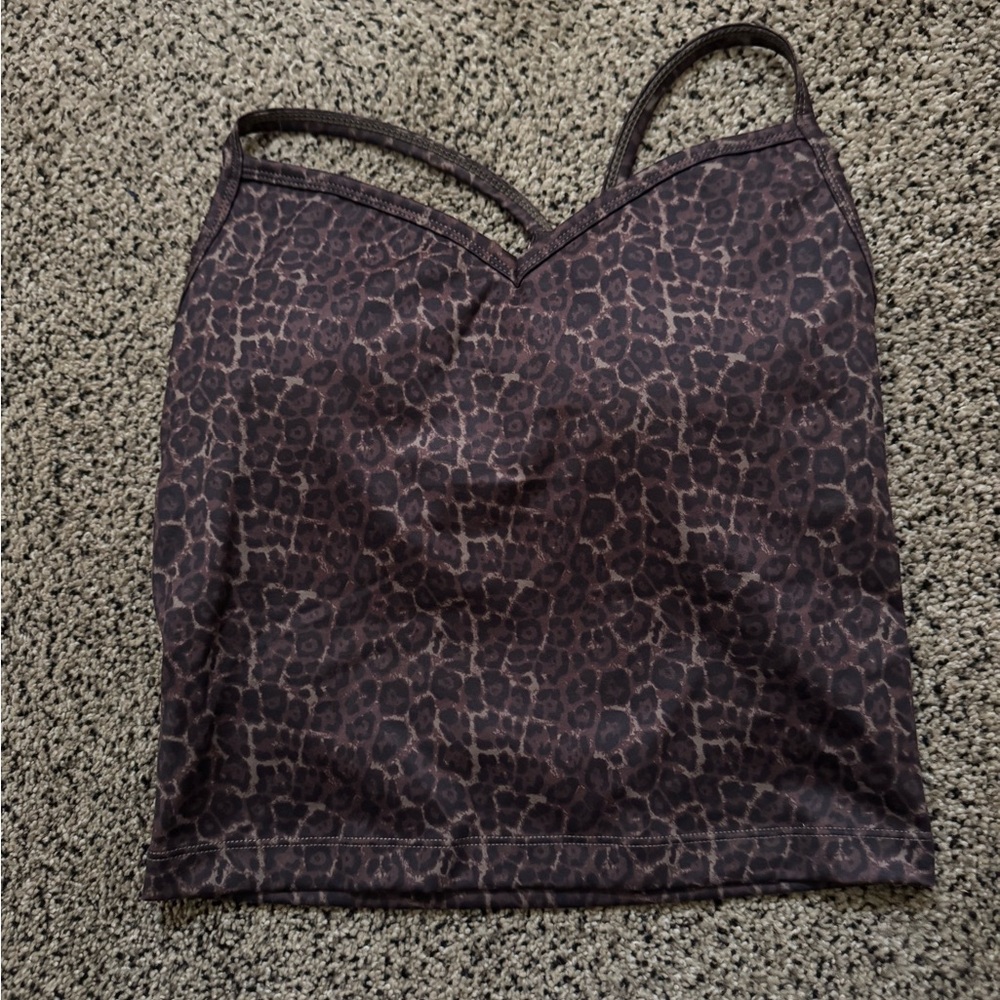 Leopard Print Camisole Top acta size small